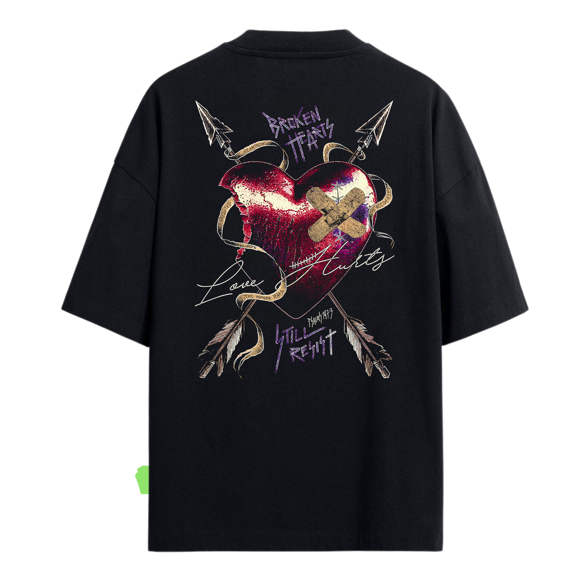 BROKEN HEARTS OVERSIZE