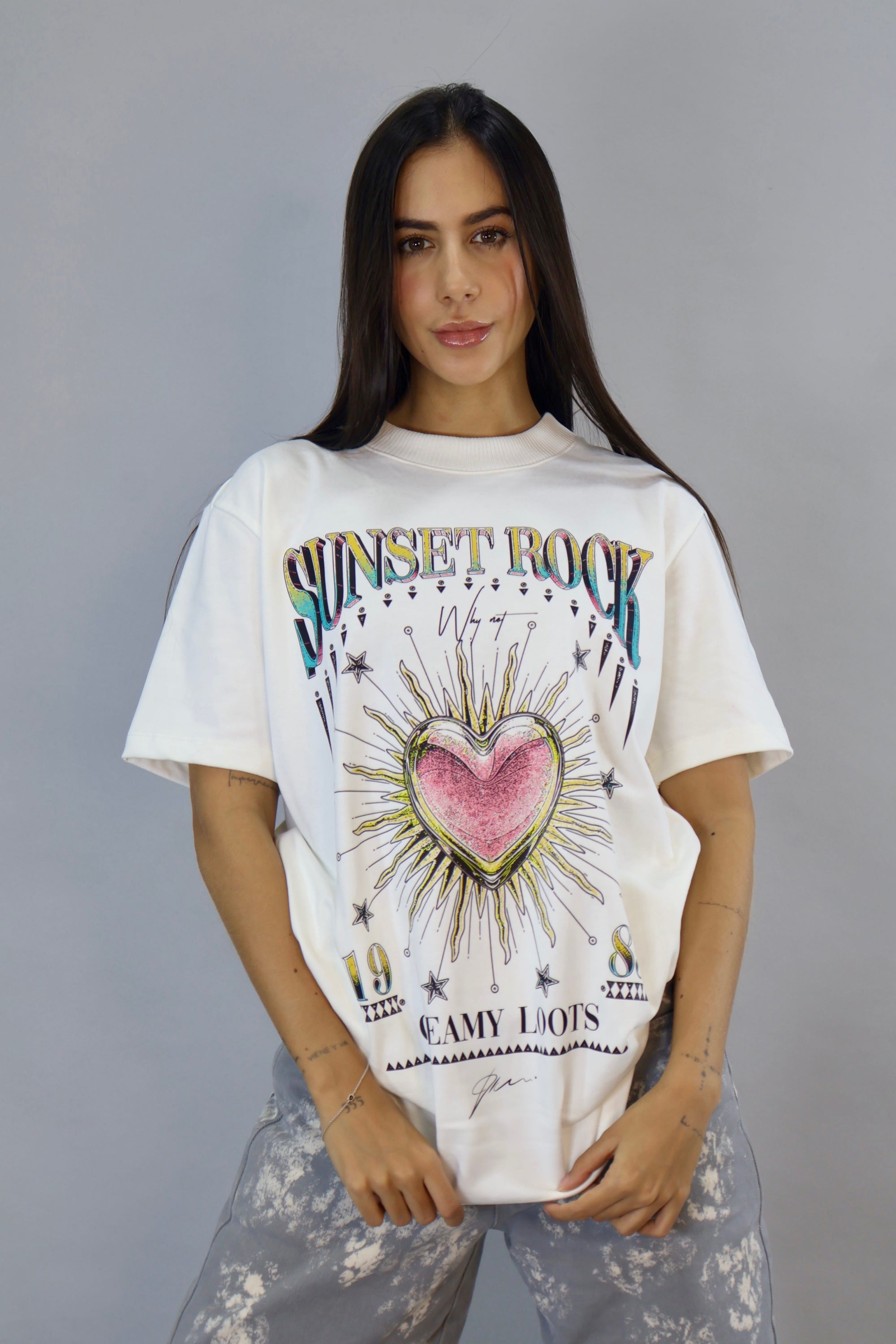 Sunset Rock Camiseta Mujer