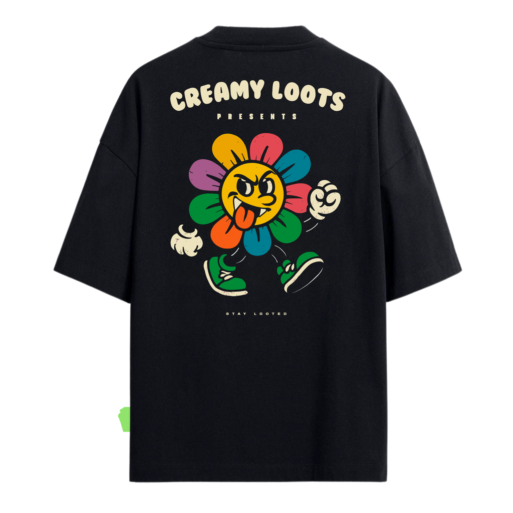 CAMISETA CREAMY FLOWER