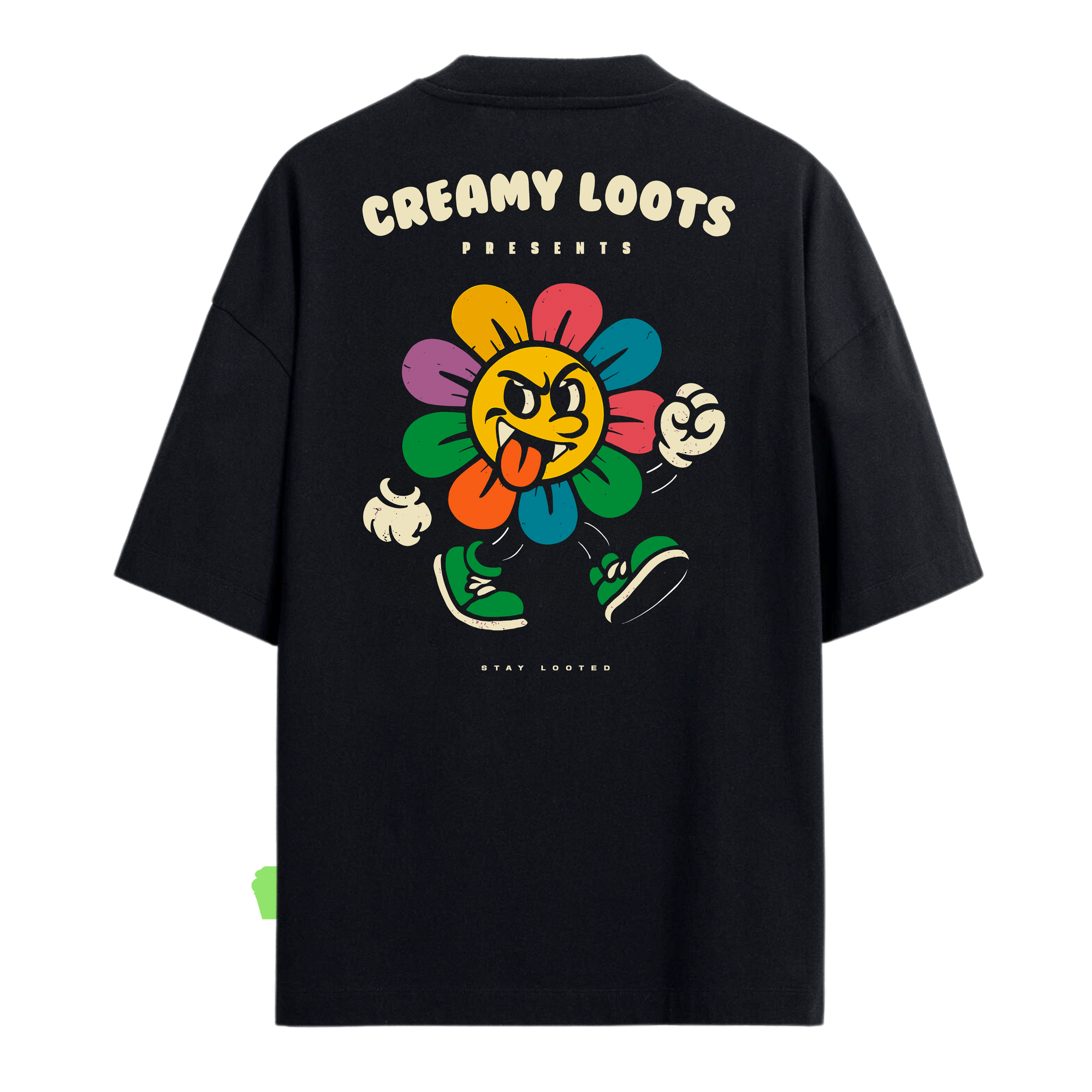 CAMISETA CREAMY FLOWER