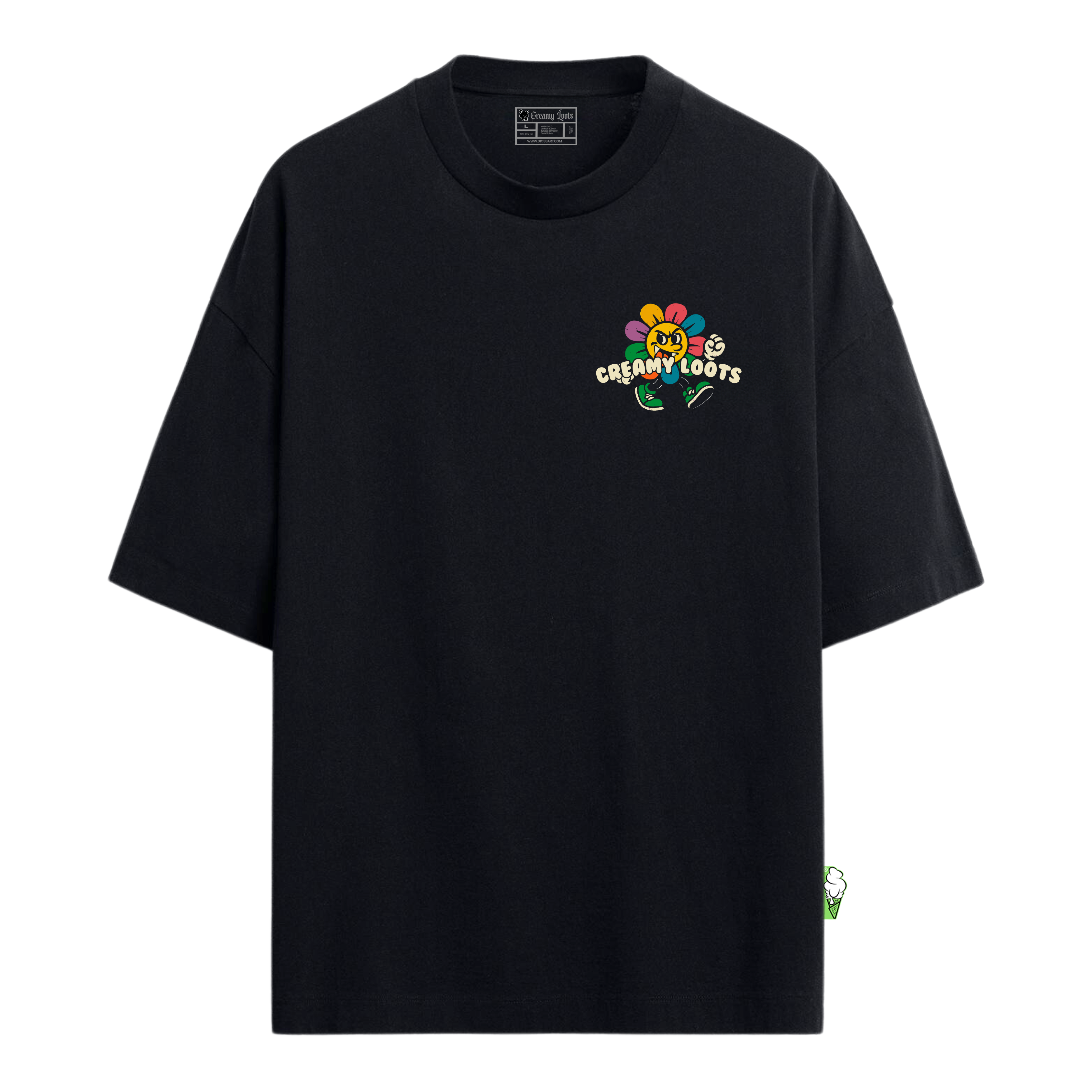 CAMISETA CREAMY FLOWER