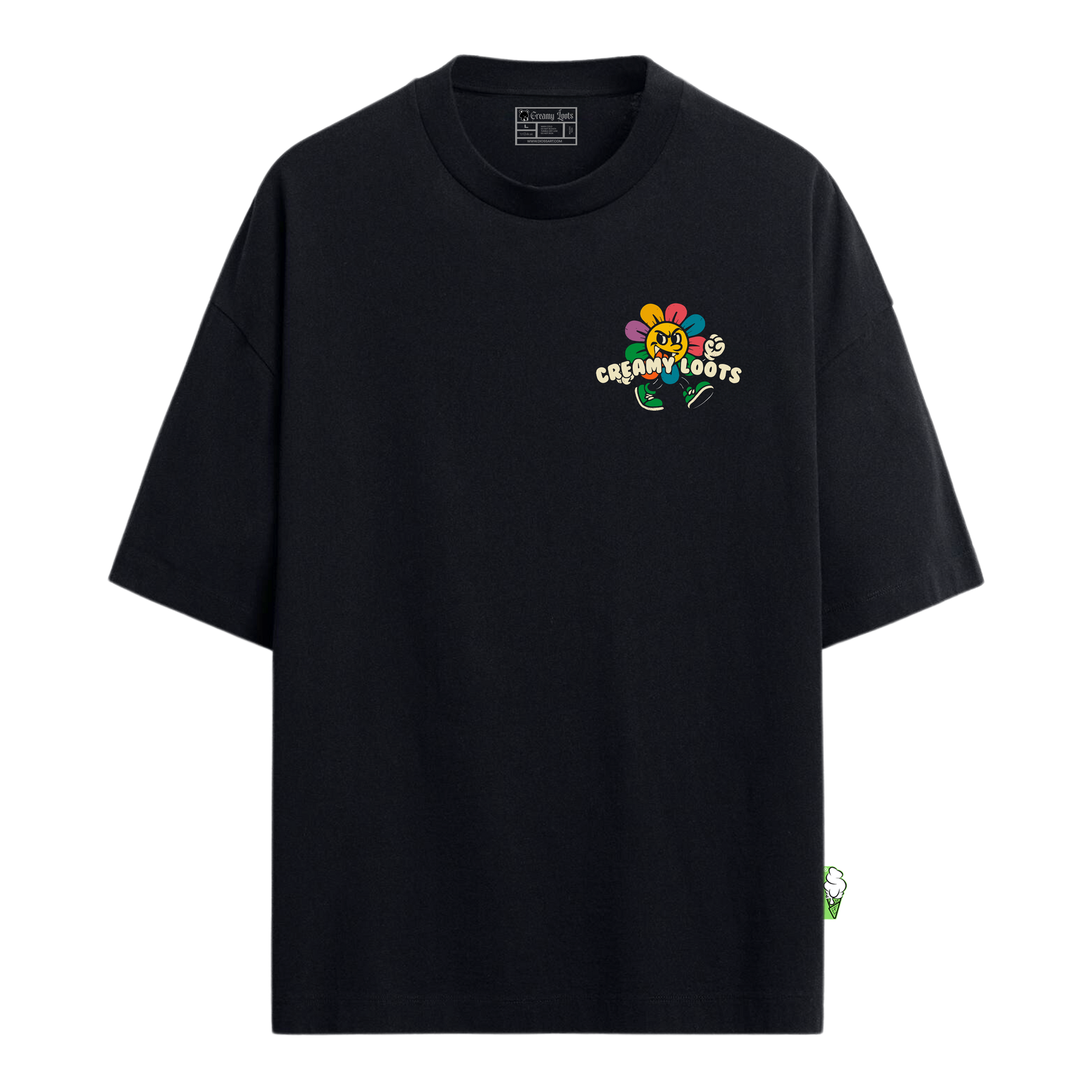 CAMISETA CREAMY FLOWER