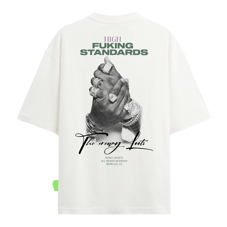 CAMISETA HIGH FUCKING STANDARDS