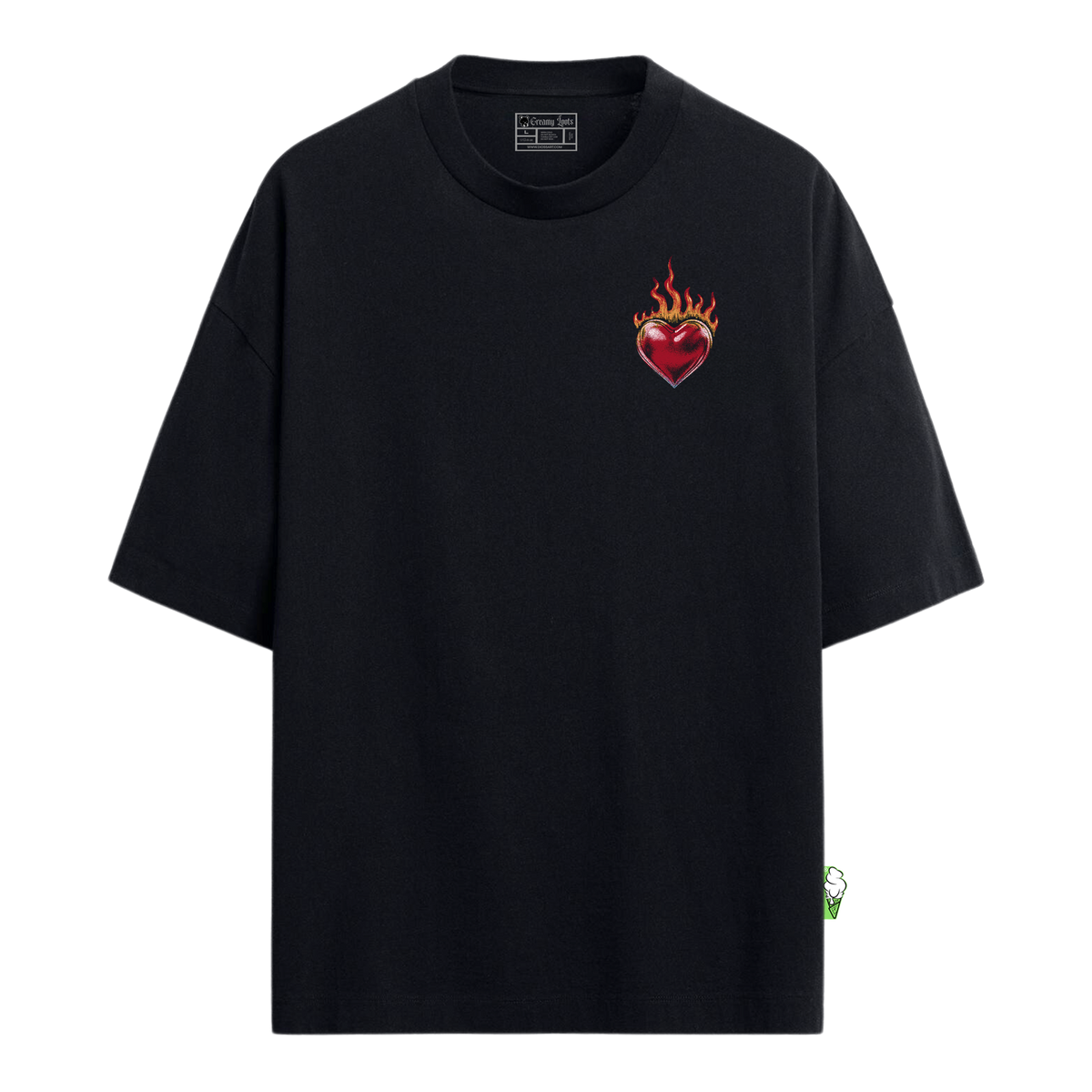Heart Fire Oversize