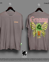 CREAMY SKULL OVERSIZE