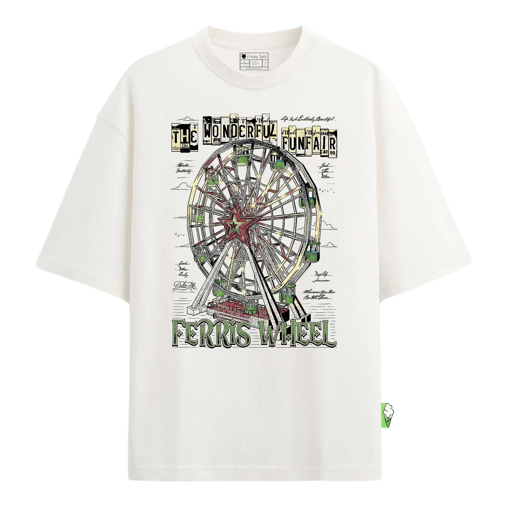 Ferris Wheel Camiseta Mujer