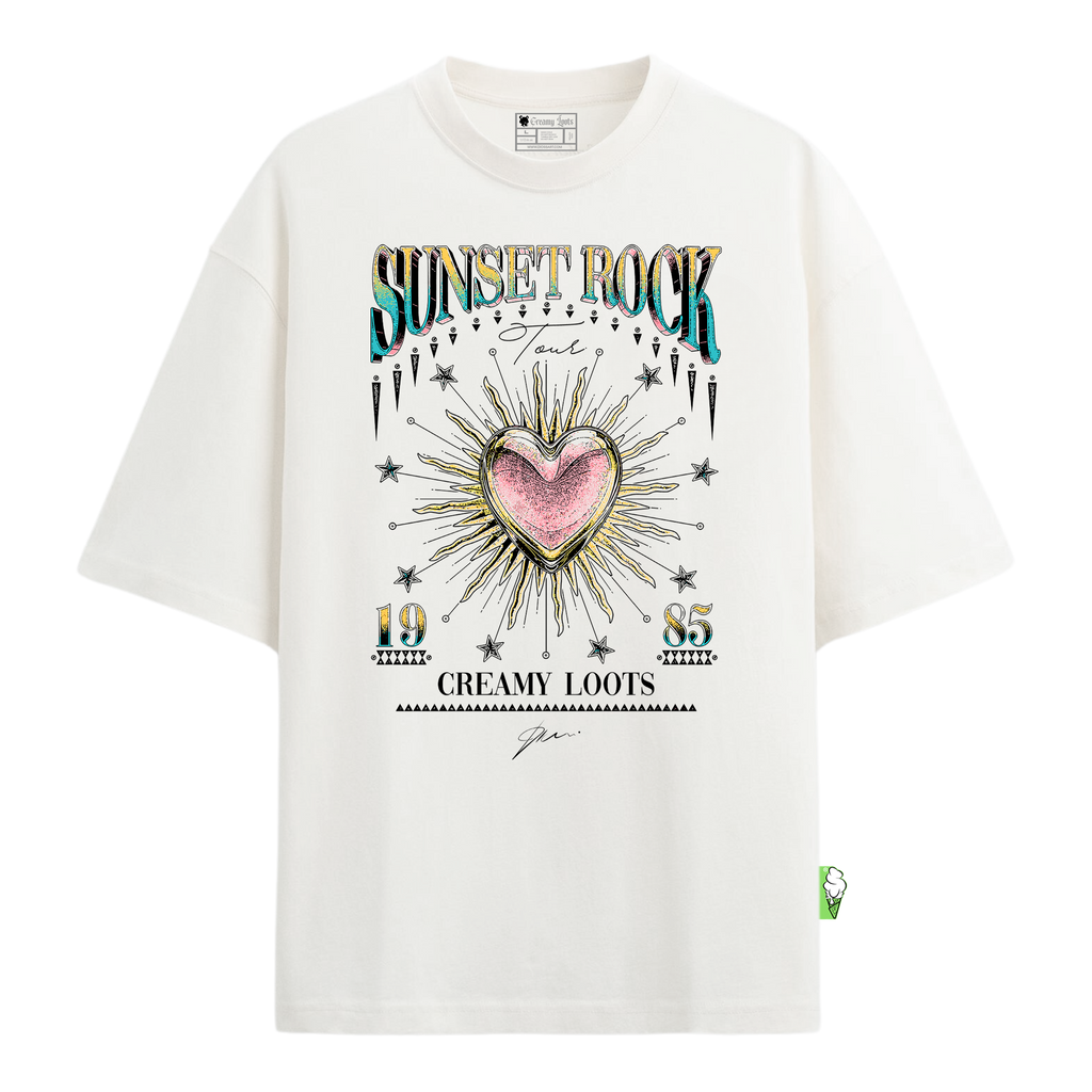 Sunset Rock Camiseta Mujer