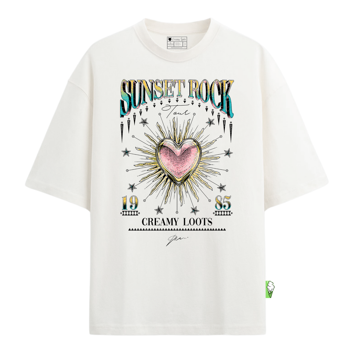 Sunset Rock Camiseta Mujer