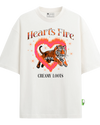 Hearts Fire Camiseta Mujer