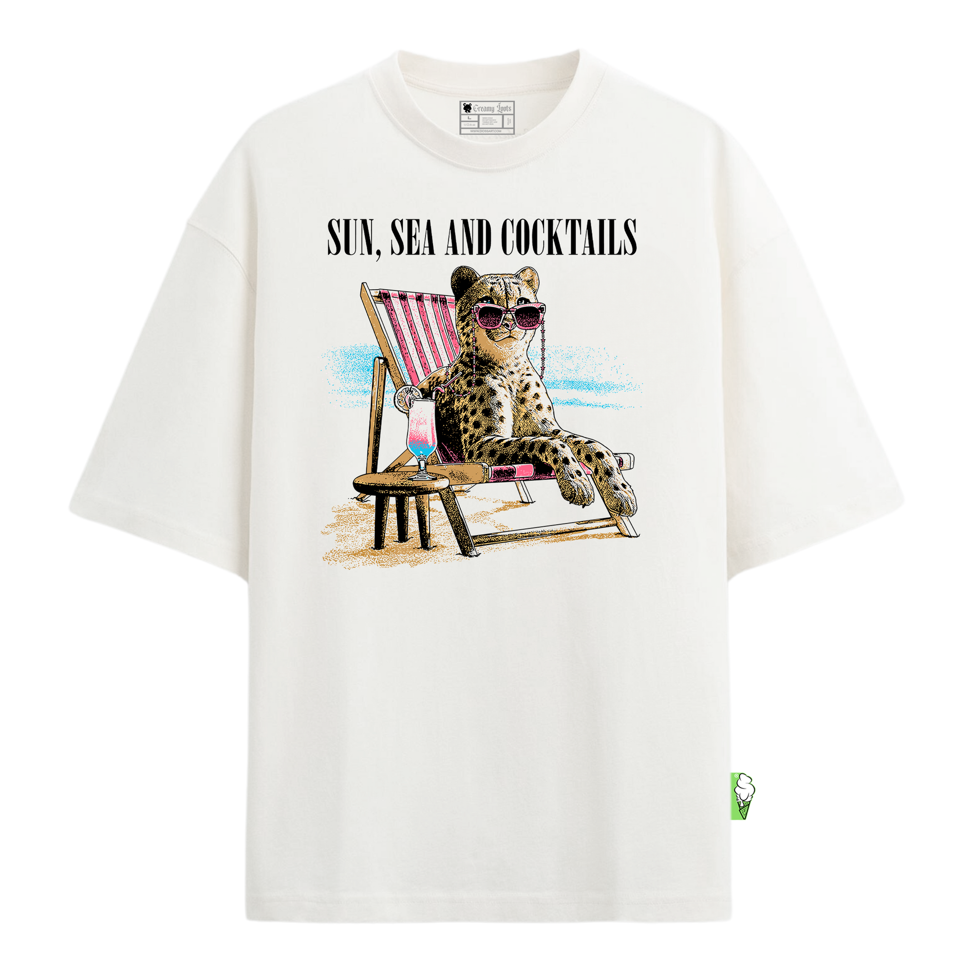 Sun and Cocktails Camiseta Mujer