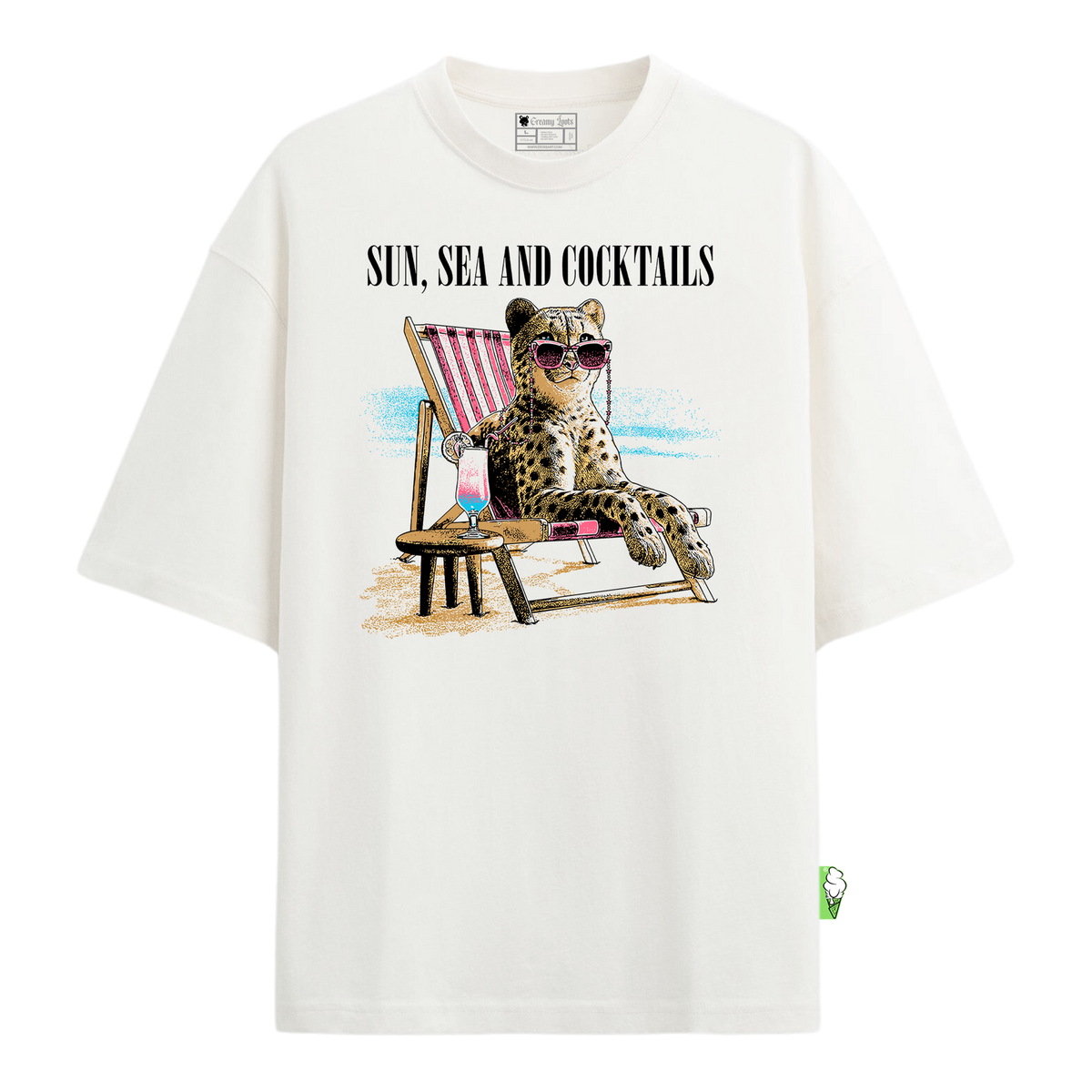Sun and Cocktails Camiseta Mujer